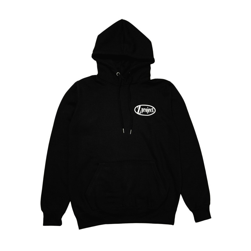 SPRAYED BLACK HOODIE